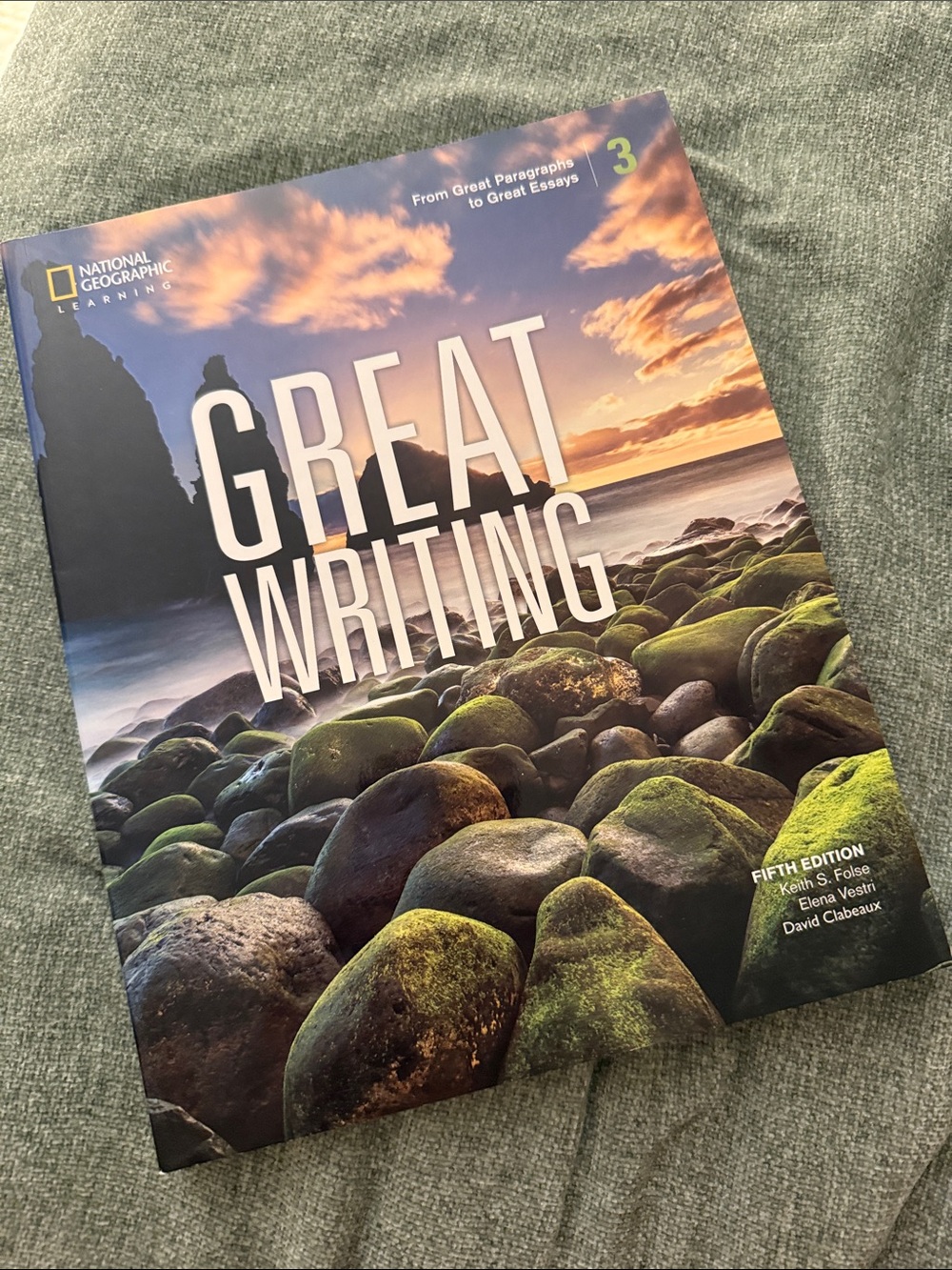 National Geographic Learning "Great Writing" Textbook - Green/Blue Cover